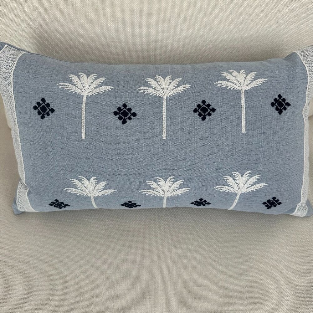 Serena & Lilly Sunbrella Veracruz Pillow Cover & Insert (12x21)